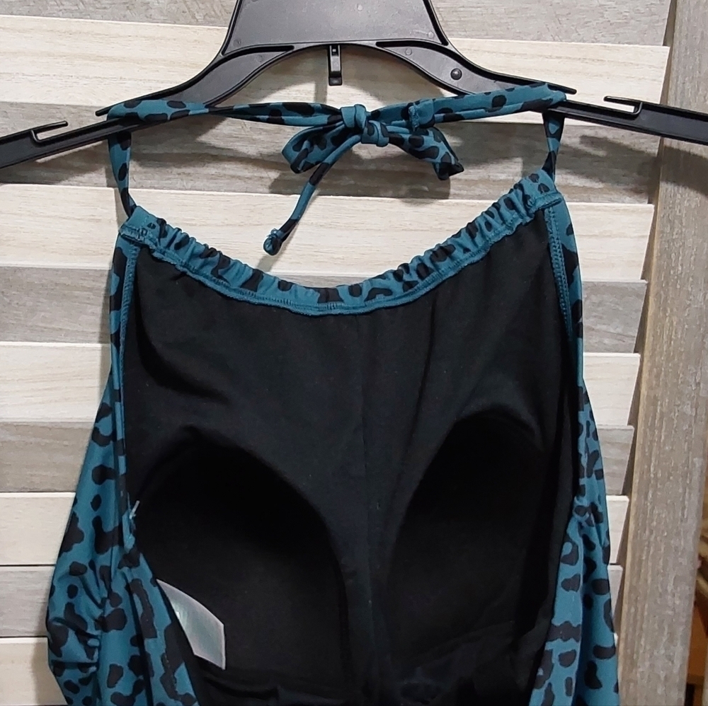 Women's High Neck Open Back Tankini Top | Kona Sol | Medium - Picture 6 of 9